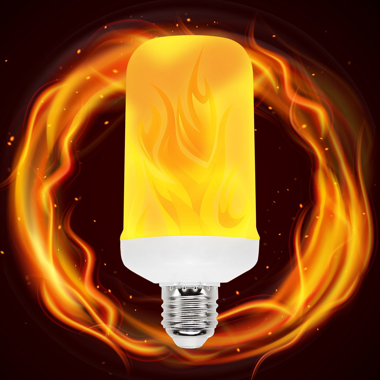 LED Flame Bulb, LED Flickering Flame Bulb E26 Flicker LED Light Bulbs