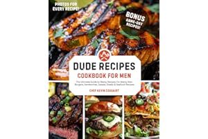 Dude Recipes-Cookbook For Men, The Ultimate Guide to Manly Recipes for Manly Men