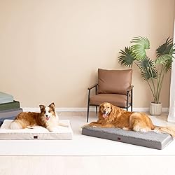 EHEYCIGA Orthopedic Foam Dog Bed for Large