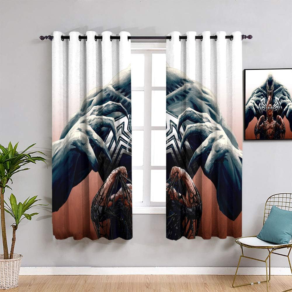 Amazon.com: Venom Spiderman Cool Artwork Blackout Curtains ,for Room