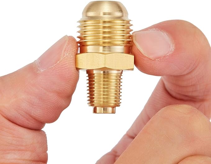 Litorange 3 PCS Propane Orifice Connector Brass Tube