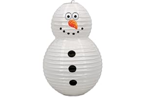 Beistle Snowman Paper Lantern