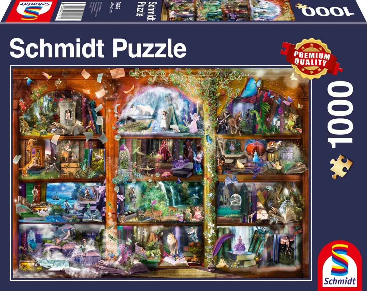 Schmidt | Fairy Tale Magic - 1,000 Pieces | Adult Jigsaw Puzzle | Ages 12+, 1000