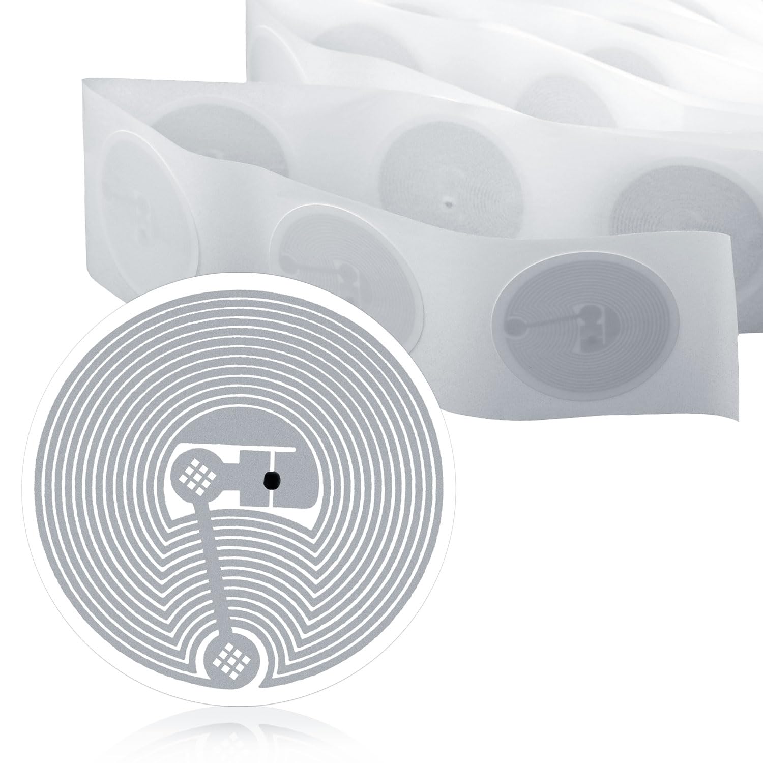 10pcs NFC Stickers, 1 Inch Ntag216 NFC Tag Stickers Round NFC Cards Programmable 888 Bytes Memory Ntag216 Tags Compatible with NFC-Enabled Phones & Devices