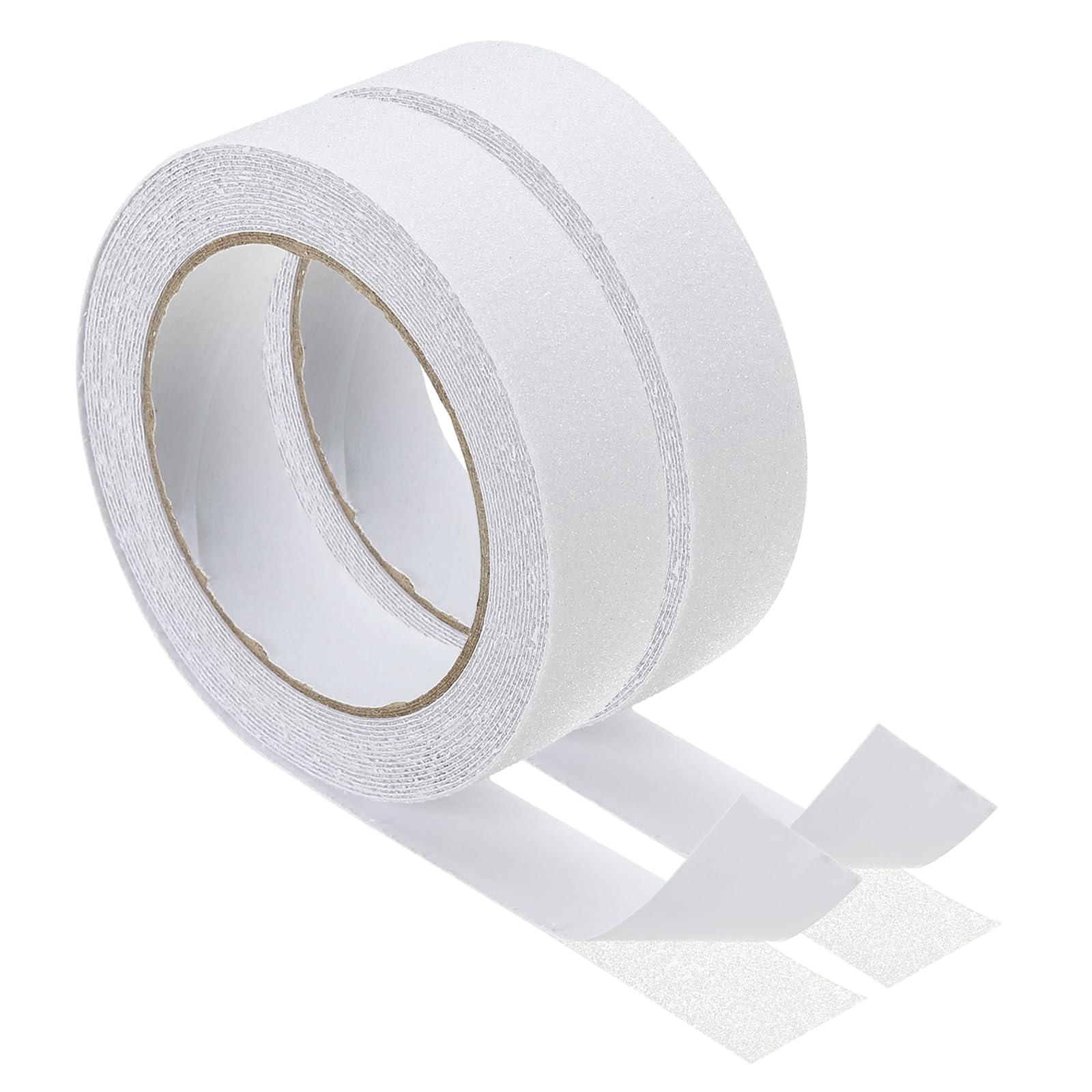 PATIKIL 1 Inch x 16 Ft Anti Slip Traction Tape, 2 Pack Non-Slip Grip Tape Non Skid Tread Safety Tape for Stairs Steps Scooter Deck, Transparent