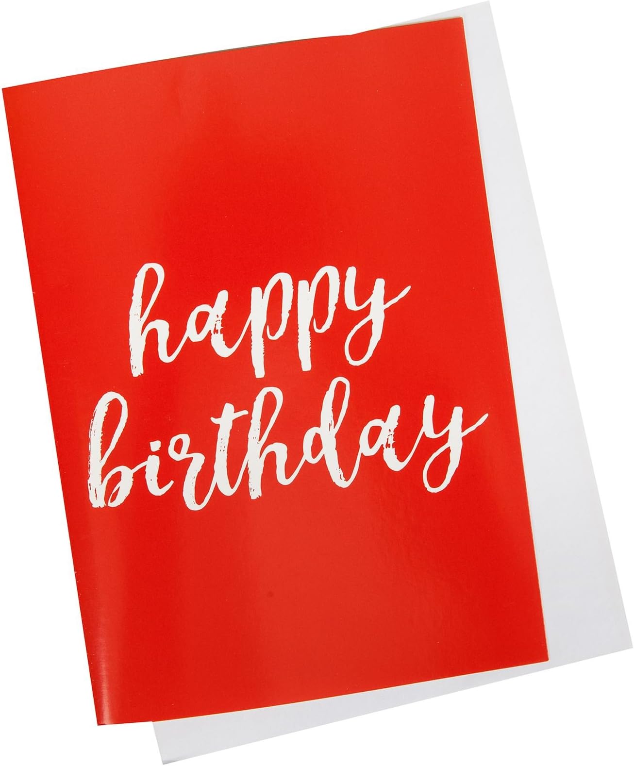 Never Ending Musical Card - Birthday With Glitter Red