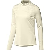 Adidas Womens Women's Ultimate365 Tour Heat.rdy Mock Neck Polo Shirt