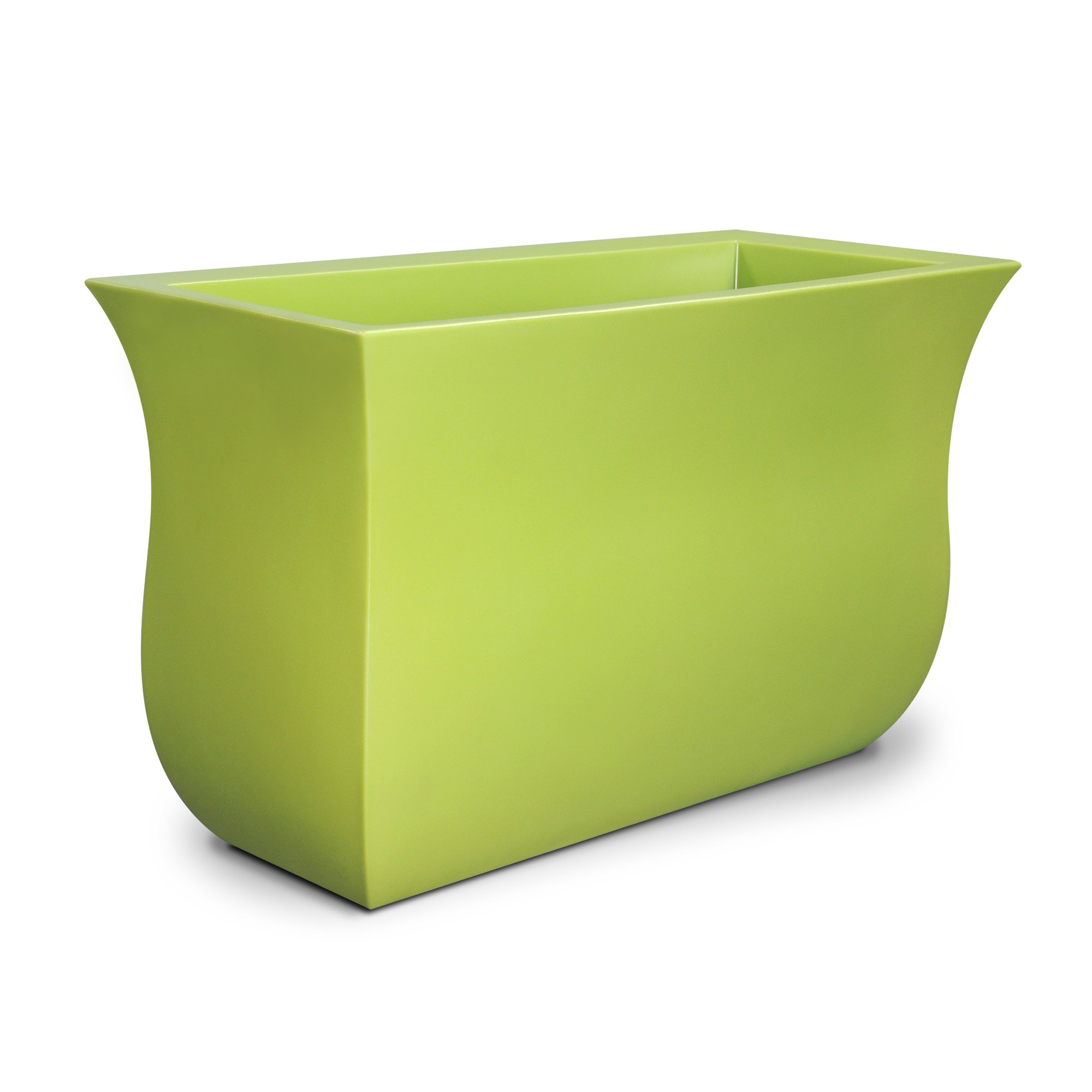 Mayne 5875MG Polyethylene Planter, Macaw Green Tulips Orchids