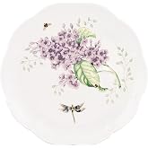Lenox Butterfly Meadow Orange Sulphur Collection, Porcelain Dinnerware, Accent Plate