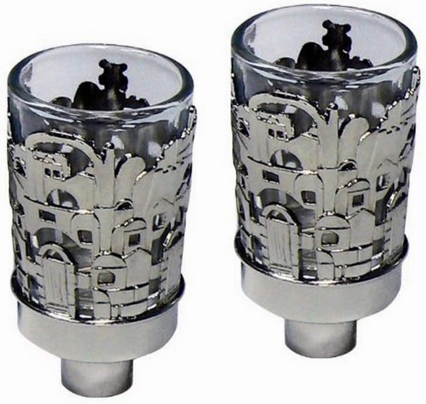Amazon Com Majestic Giftware Ch200 Neronim Candle Holder 3 Inch Silver Plated Home Kitchen