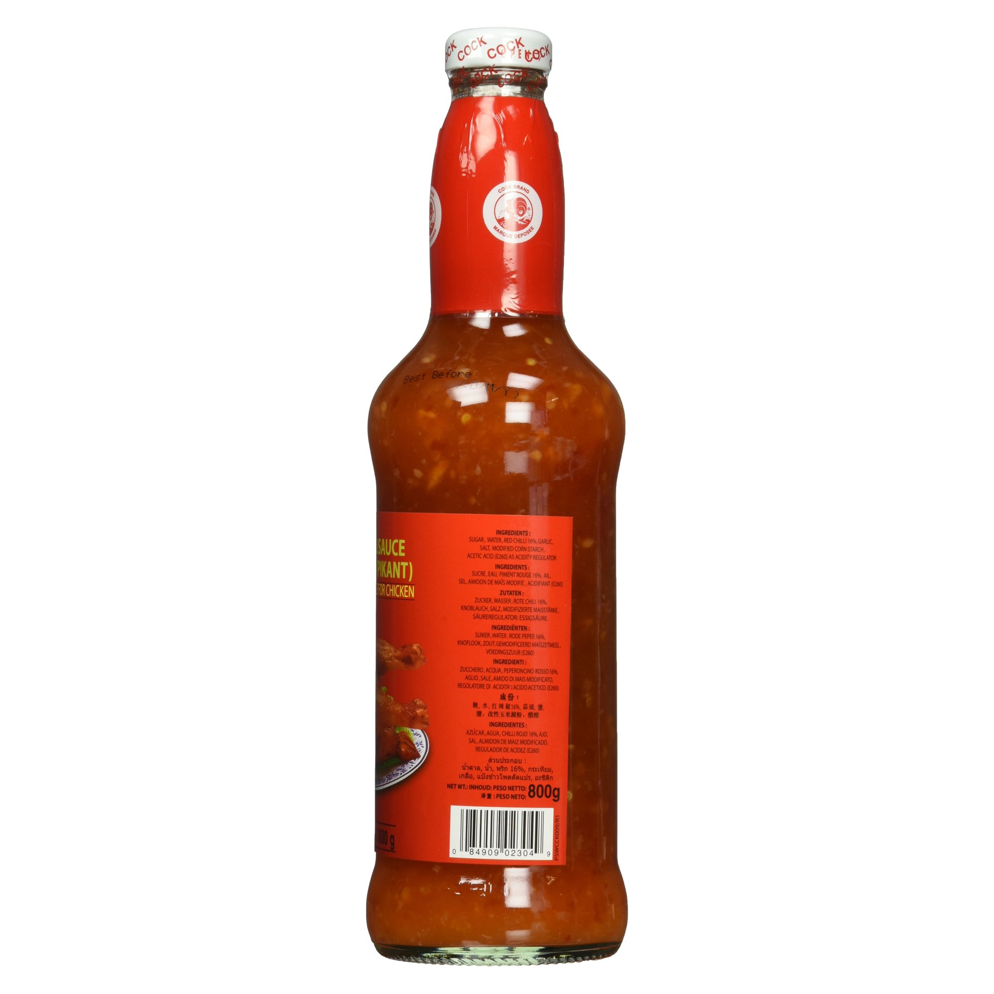 COCK Süße Chilisauce für Huhn, pikant | Thailändische Würzsauce | 1x650ml 2