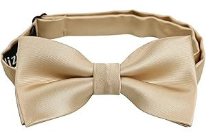 Alizeal Boys Adjustable Pre Tied Wedding Party Tuxedo Bow Tie