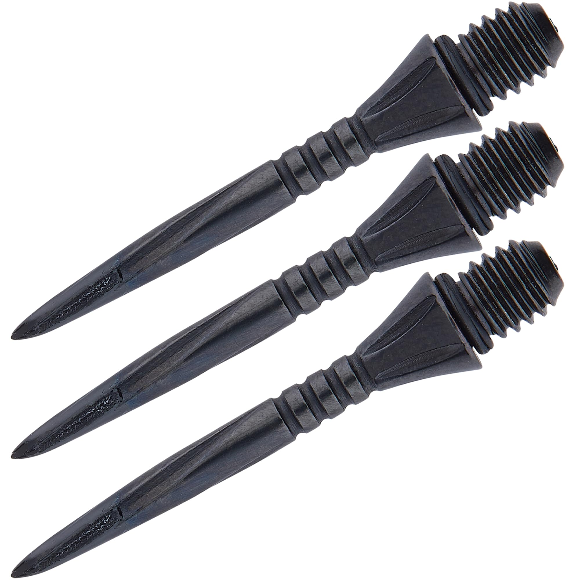 Unicorn Volute Swytch Converta Replacement Steel Tip Dart Points | Black Titanium Coating | 4 Grooves Grip | 27 mm | 3 per Pack