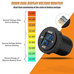 Drieaco 12V UTV Dual Battery Isolator Connect