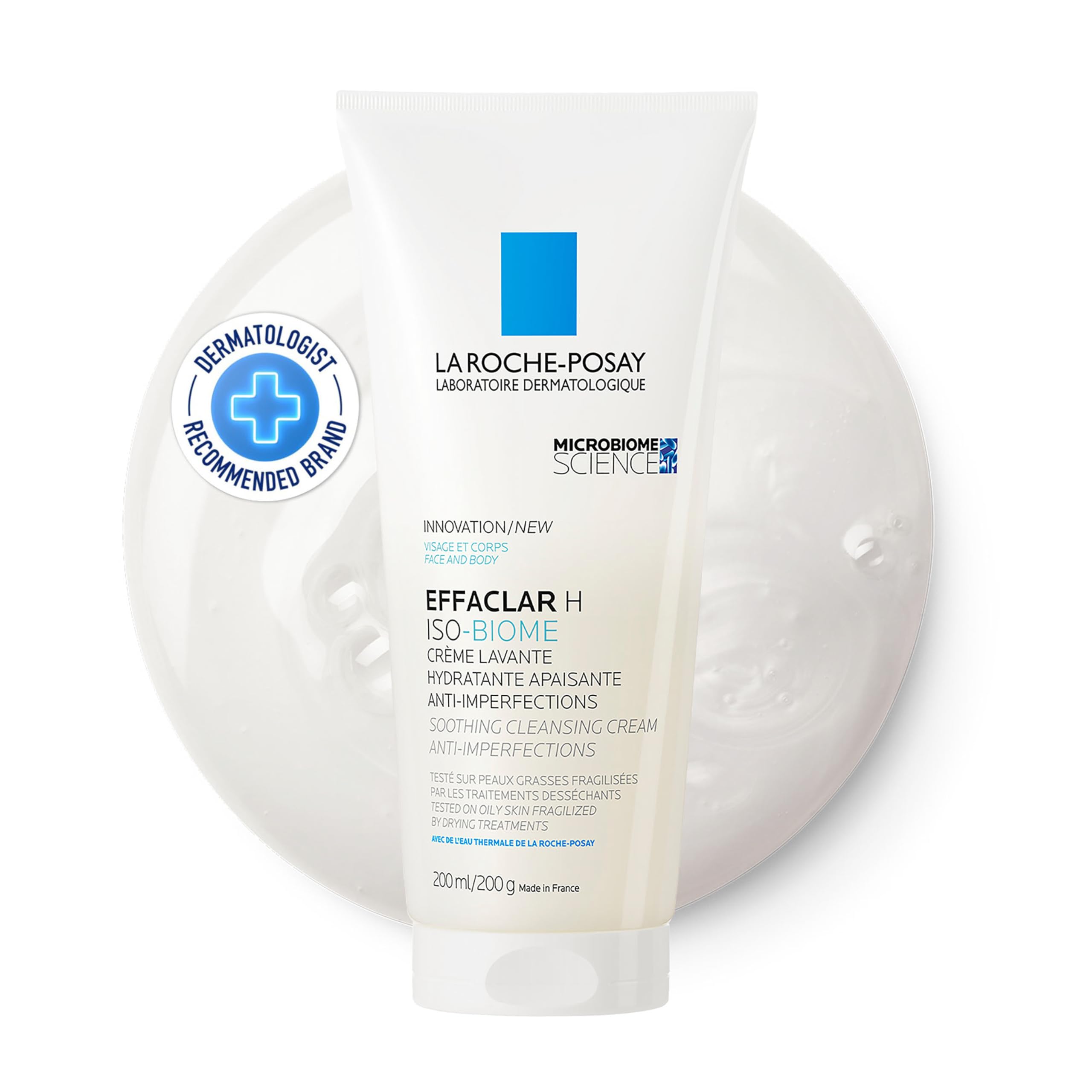 La Roche-Posay Effaclar H Iso-Biome Soothing Cleansing Cream 200ml