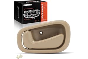A-Premium Front or Rear Driver Side Interior Door Handle Compatible with Toyota Corolla 1998-2002 & Chevrolet Prizm 1998-2002