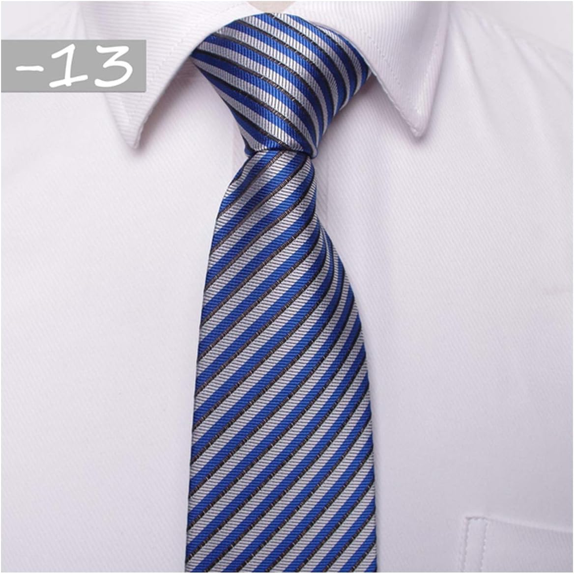 Classic Men Business Formal Wedding Tie 8cm Stripe Neck Tie Fashion Shirt Dress Accessories