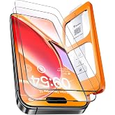 TOCOL for iPhone 16 Pro Screen Protector, Easy Installation | Bubble-Free, 9H+ Tempered Glass, 8FT Military Grade Shatterproof, Anti-Scratch, Case Friendly HD Clear 6.3" 2 Pack