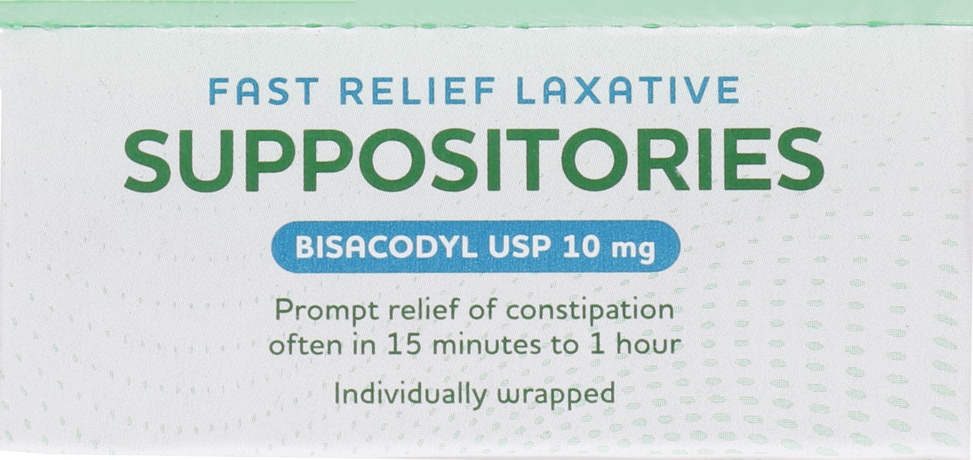 Rite Aid Fast Relief Laxative Suppositories, Bisacodyl USP, 10mg - 16 Count | Stimulant Laxative | Constipation Relief | Works in 15 Minutes to 1 Hour | Relief of Constipation | Laxative Suppository