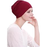 WISTERIA HEADWEAR Unisex Bamboo Beanie Sleep Cap for Sensitive Skin, Hair Loss, Alopecia, Chemo, Indoors and Outdoors