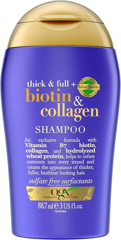 OGX Thick & Full Biotin Collagen Shampoo 88.7ml Sulfate Free