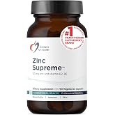 Designs for Health Zinc Supreme, Zinc Bisglycinate Chelate, 90 Capsules | Immune Support Supplement, Metabolic &amp; Skin Support, Vitamin B2, Vitamin B6, Zinc, Molybdenum, Malic Acid, Non-GMO