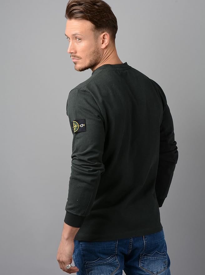 64258 black sweatshirt stone island