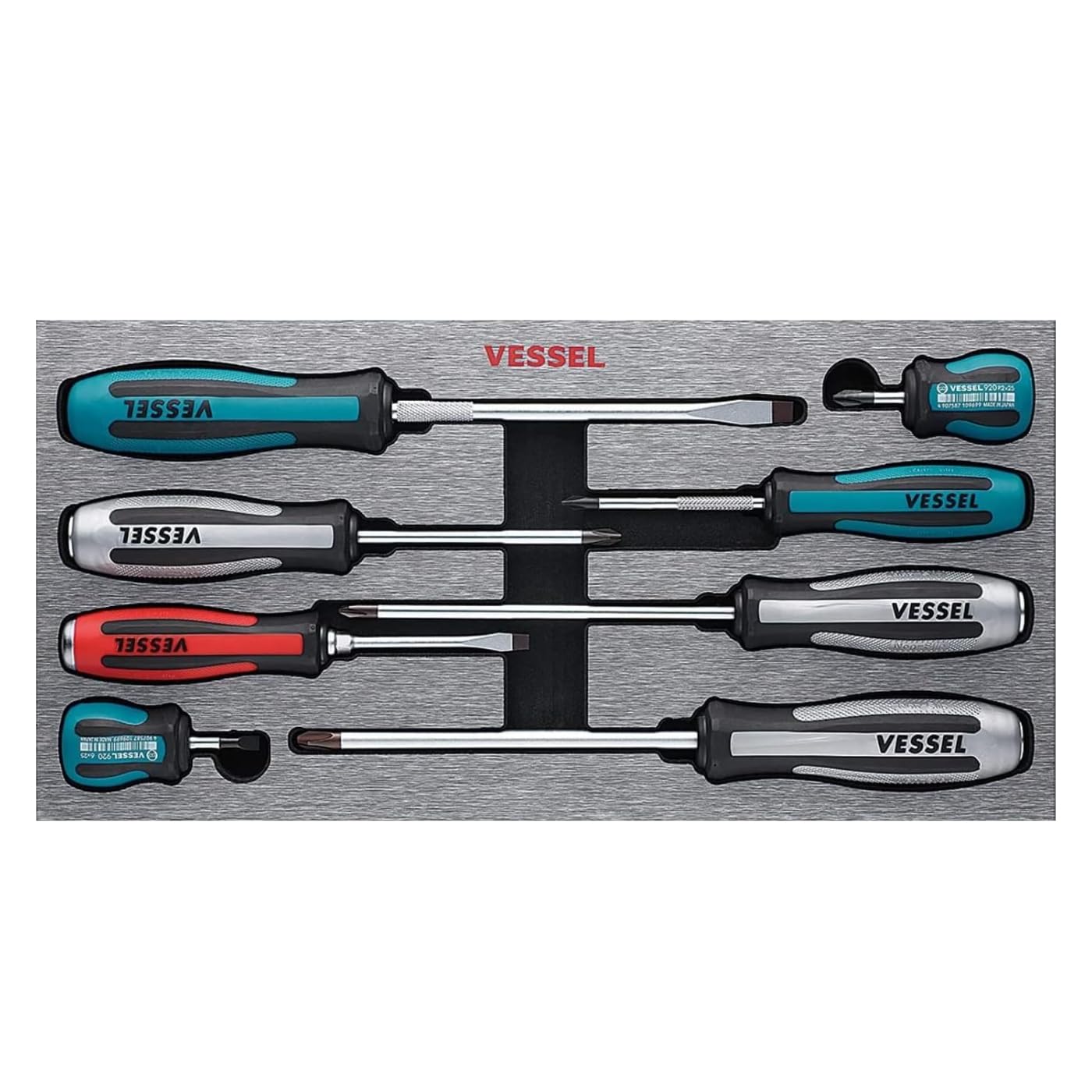 VESSEL MEGADORA IMPACTA Screwdriver (8 PCS Set)