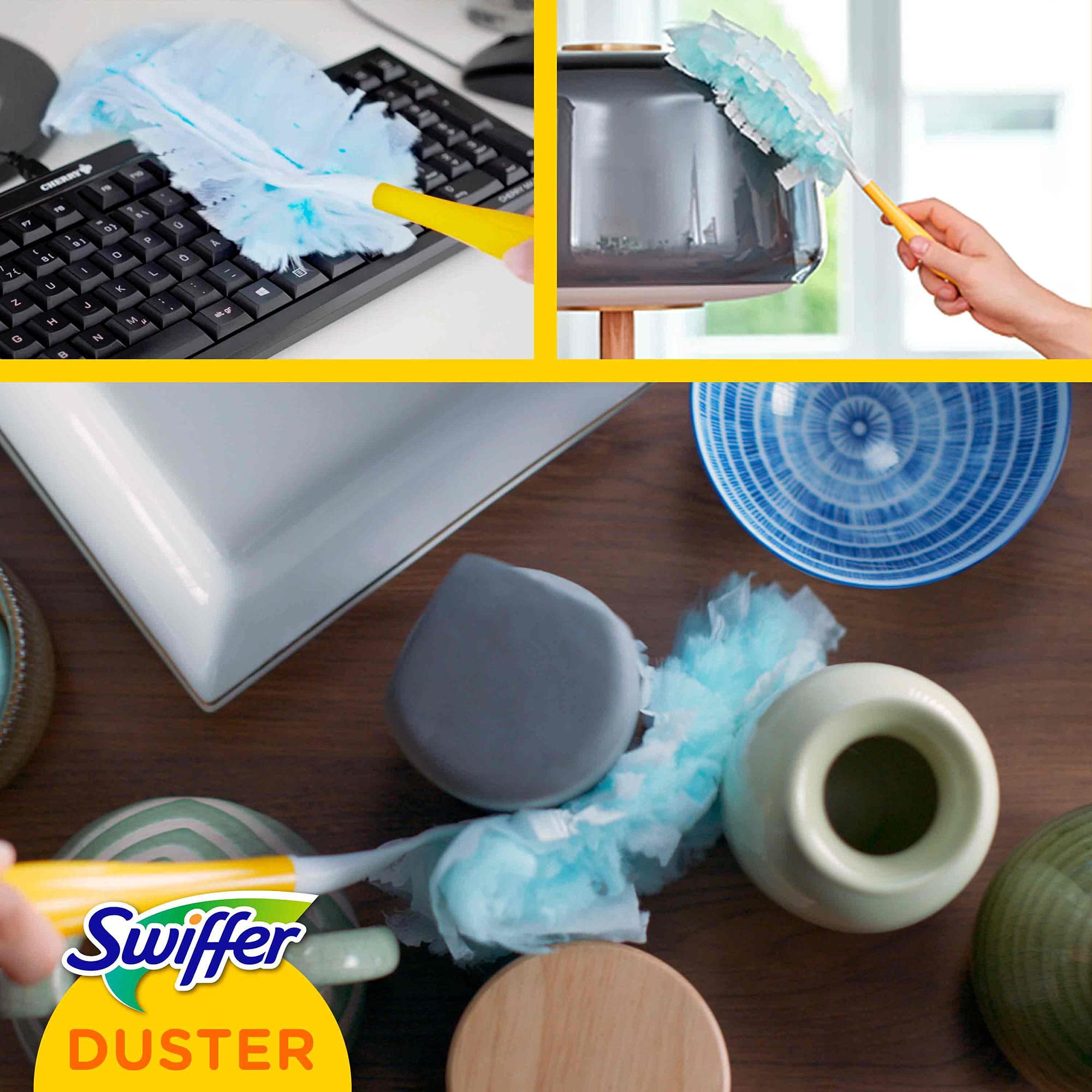 Swiffer Duster Kit with Handle and Refill Duster, 1 Unit