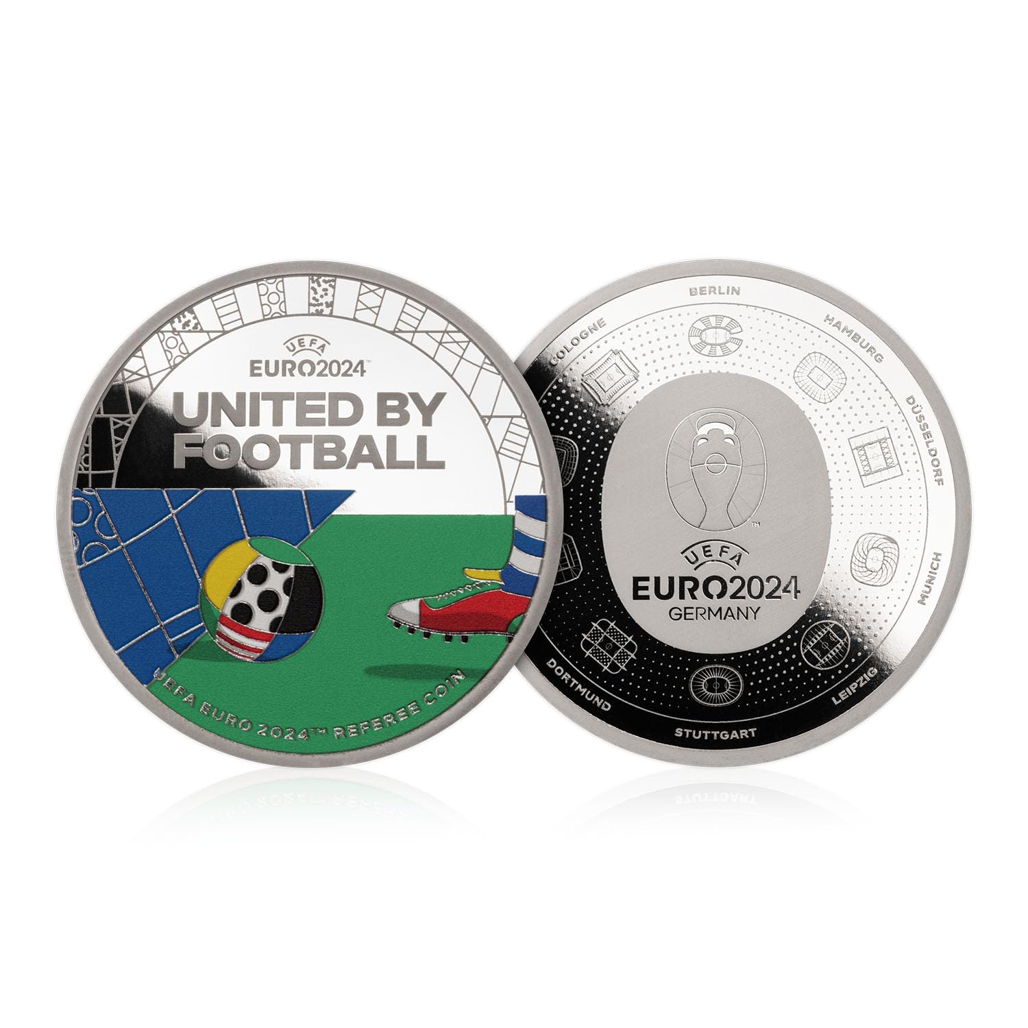 The Koin Club EURO 2024 Commemorative Football Tournament Match Day Referee Coin