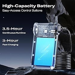 Endoscope Borescope Camera with Light, 4.3" IPS