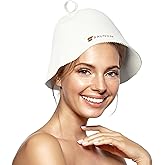 SAUNOM Premium Ultra Soft Sauna Hat for Women and Men — 100% Merino Wool — Ultra Soft, Breathable, Itch-Free and Odor Resistant Sauna Cap — Ideal Banya Hat
