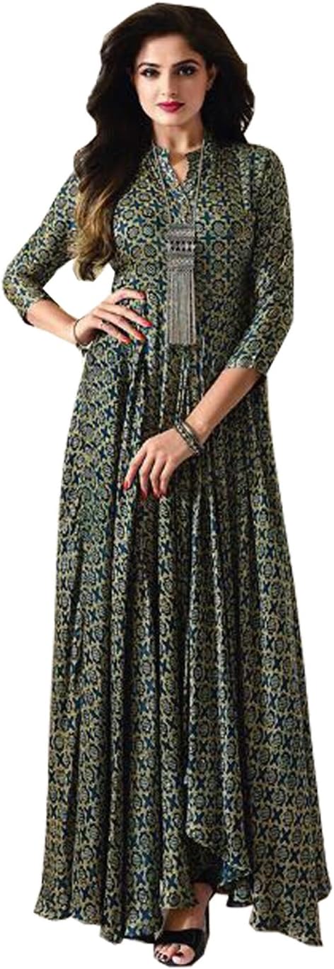 Indian Tunic Tops Straight Cotton Kurti Pant Set with Dupatta for Women