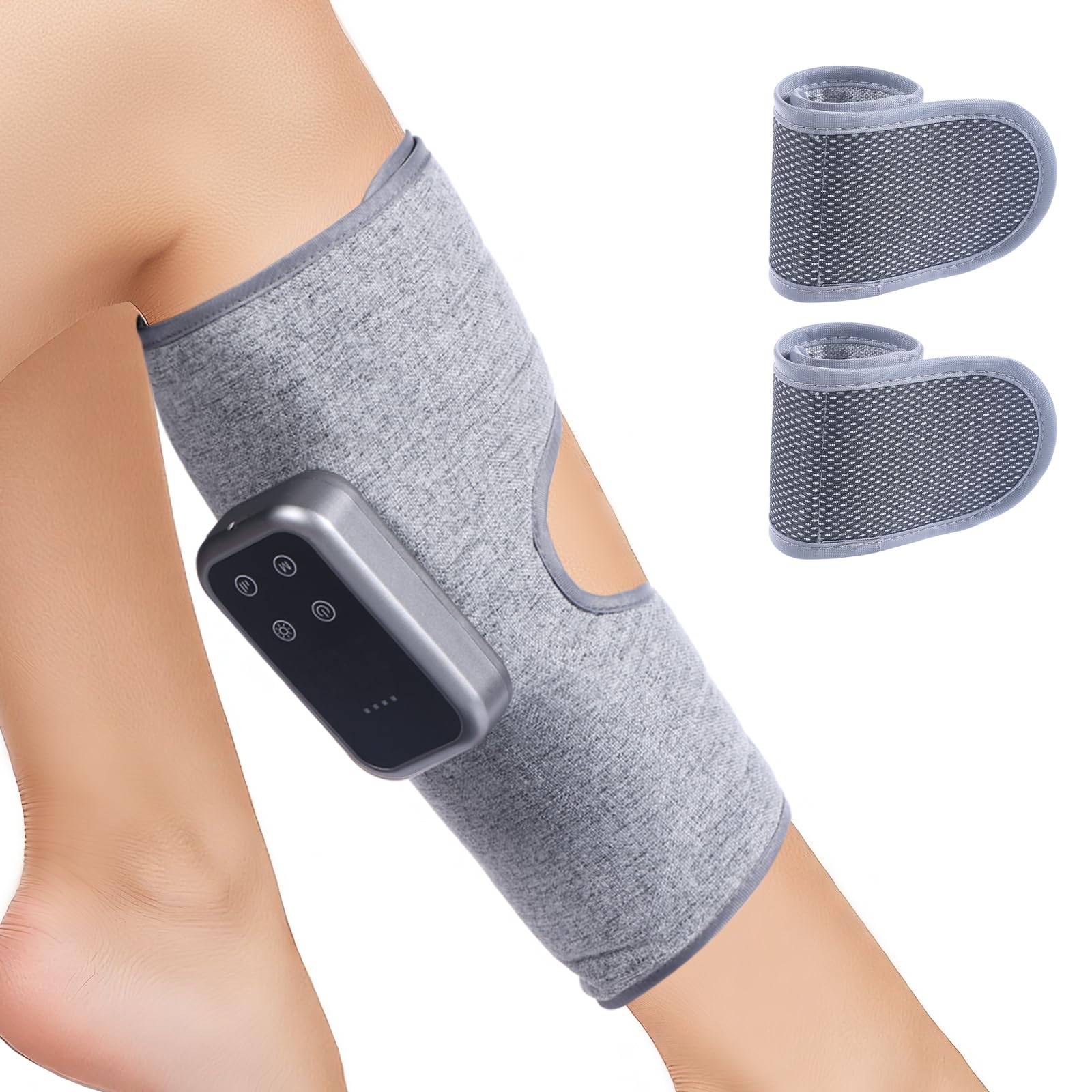 Photo 1 of ZHOUMADE Cordless Leg Massager with Heat and Compression, Rechargeable Leg Compression Massager for Circulation, Muscle Relaxation for Calf, Gifts for Dad Mom Men Women Gym Office Home (1 Piece)