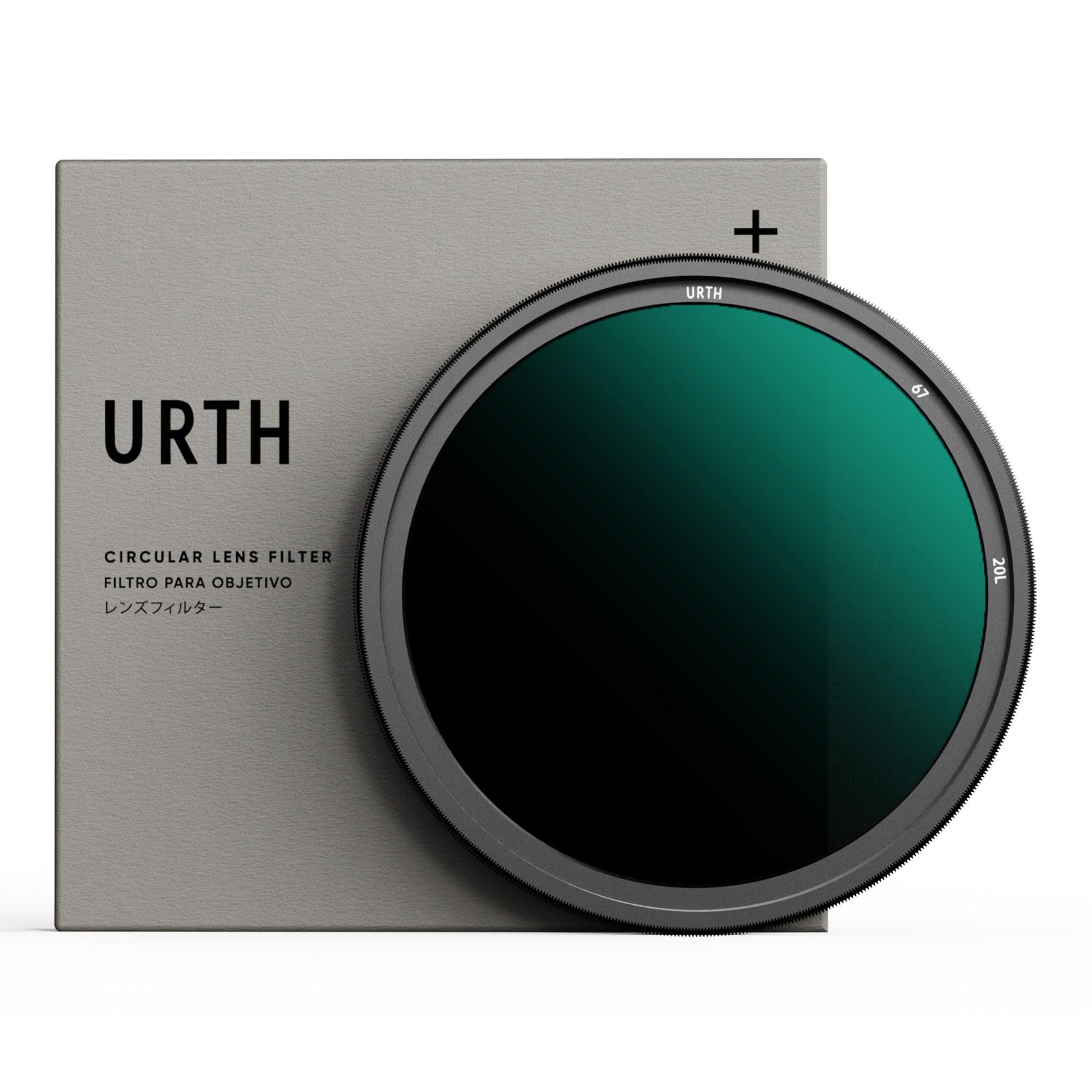 Urth 67mm ND8-128 Variable ND Lens Filter (Plus+) — 3-7 Stop Range, Ultra-Slim 20-Layer Nano-Coated Neutral Density Filter for Cameras