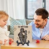 Vetbuosa Gifts For Dad Engraved Plaque with Stand 14x15 cm Father's Day Gift view 2