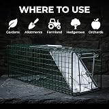 Defenders The Big Cheese Live Animal Trap 60x19x19 cm Silver view 4