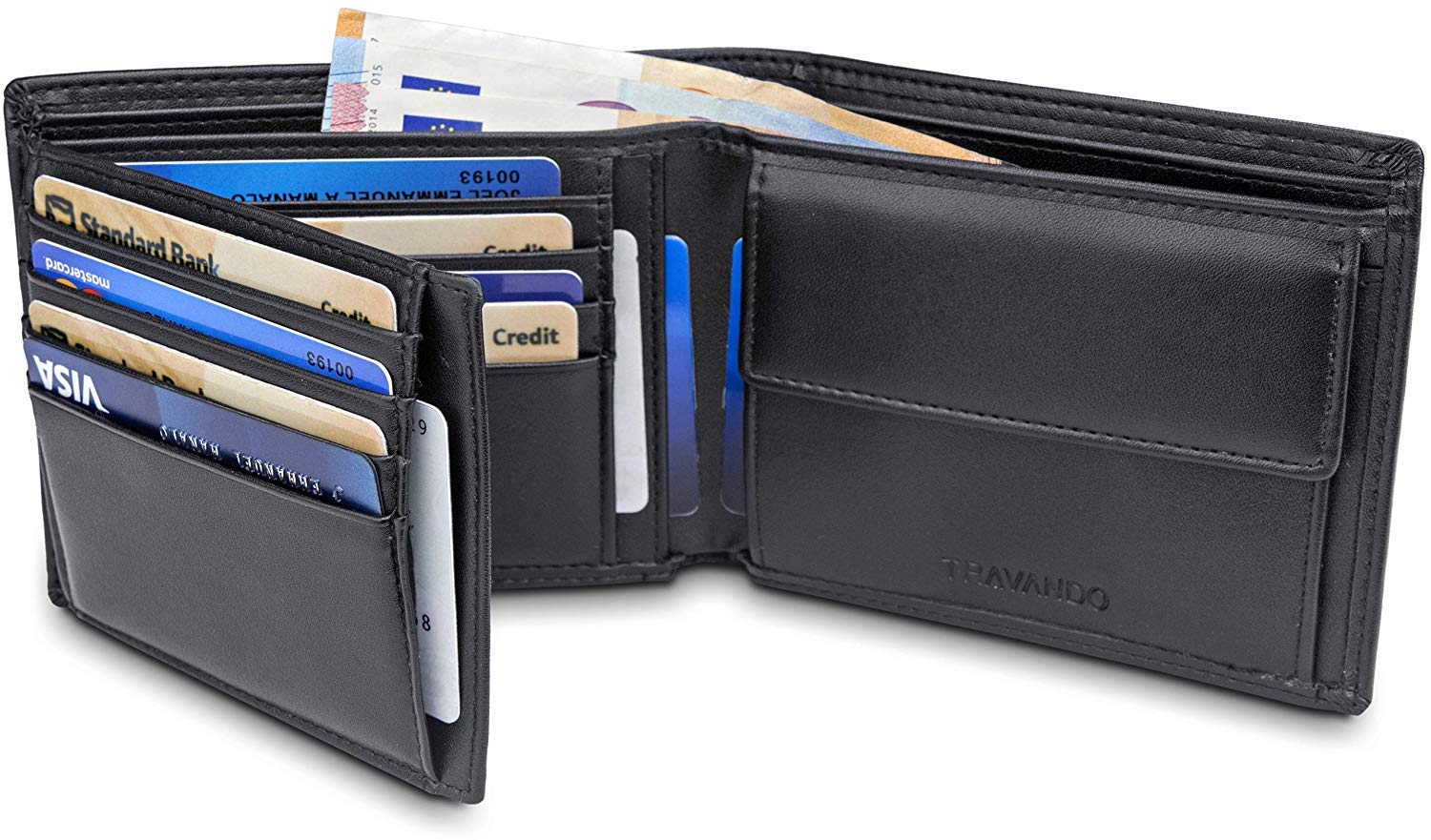 Cartera Hombre Con Monedero Cartera Hombre TRAVANDO Madrid RFID