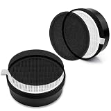 LV-H132 Replacement Filter for LEVOIT Air Purifier Replacement Filter LV-H132-RF, Funmit 3-in-1 H13 True HEPA Filter Replacement, 2 Pack