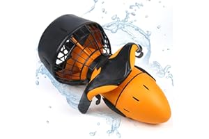 FUNRIN Underwater Sea Scooter, 300W Diving Swimming Boosters for Water Sports Swimming Pool &Amp Diving &Amp Snorkeling &Amp 