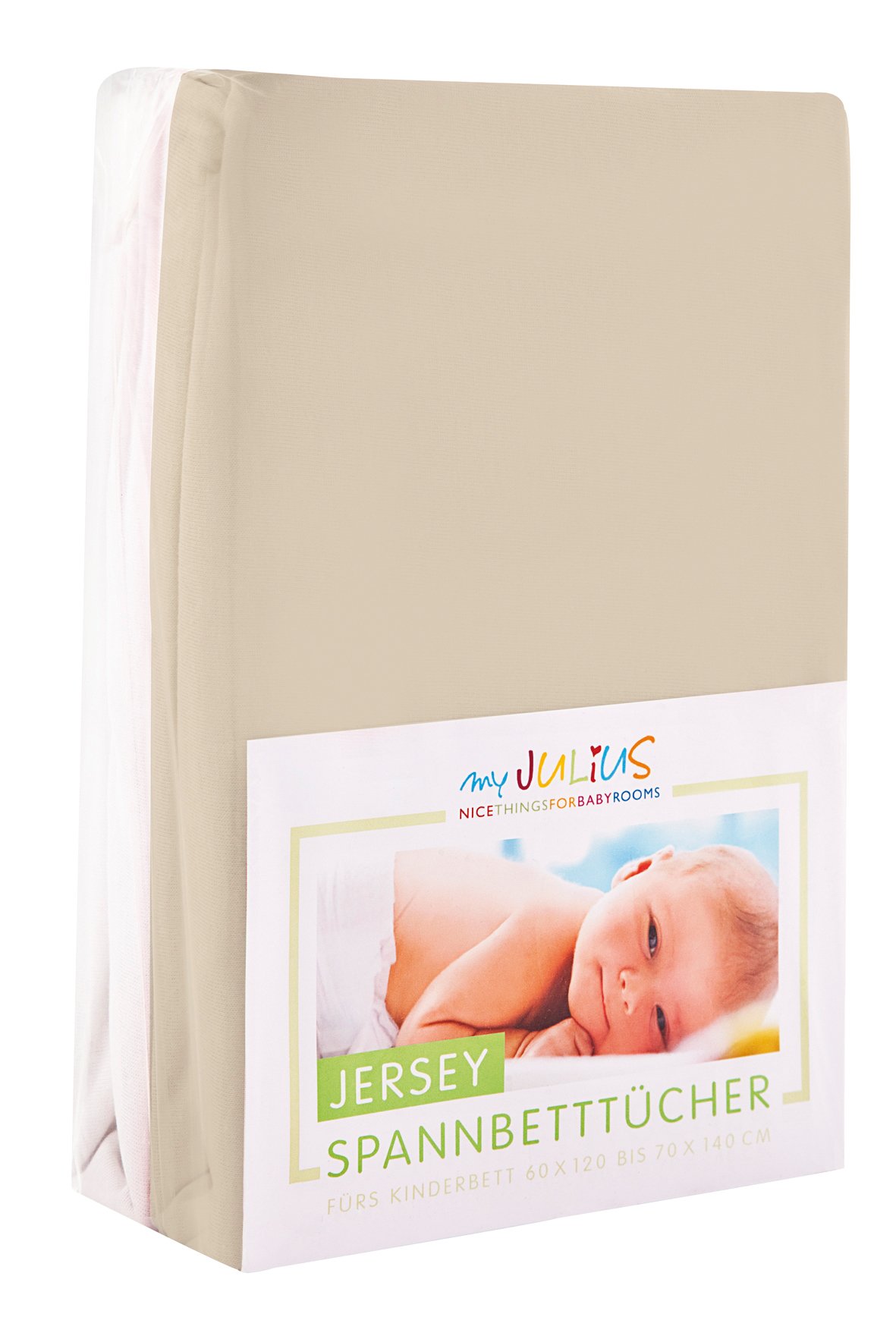 Julius Zöllner cot Jersey, Fitted Sheet, Double Pack Size-