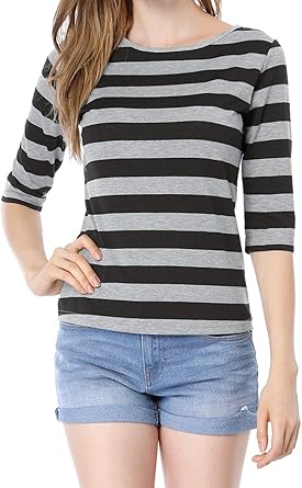 striped t shirt womens
