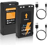 A Artman 2 Pack 8000mAh Battery Compatible with Flex Trail Camera | LIT-22 Lithium Backup Power with Type-C Cable. Fits Cellurar Trail Camera Flex M, S, Plus,G36