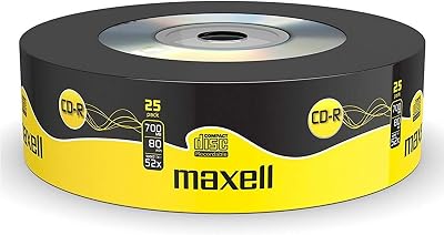 Maxell CD-R 25 Blank Discs 700MB 80min Extra Protection 52x Speed