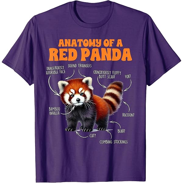 Amazon.com: For Red Panda lover . Funny Red Pandazilla T-Shirt