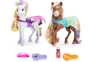 Wild Manes Horse Toys Tilly’s Tennis Match Horse Doll & Finley’s Pool Party Horse Doll 2-Figure Pack