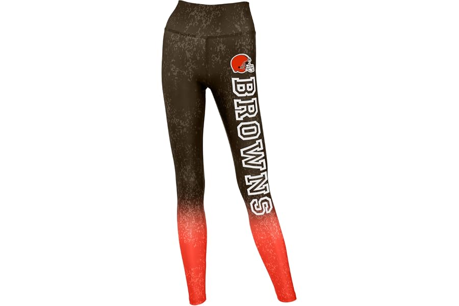 Zubaz NFL Women's Full Length High Waist Basic 1.0 Leggings