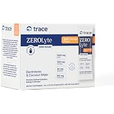 Trace Minerals ZeroLyte Electrolyte Drink Mix, Salty Orange, 30 Packets | Zero sugar, ancient sea salt + coconut water, supports hydration, replenishes electrolytes, sodium + potassium + magnesium