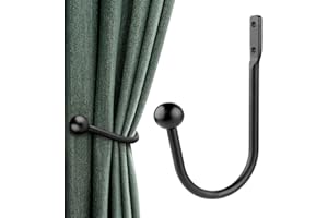 1 Wall Mounted Curtain Tiebacks for Drapes