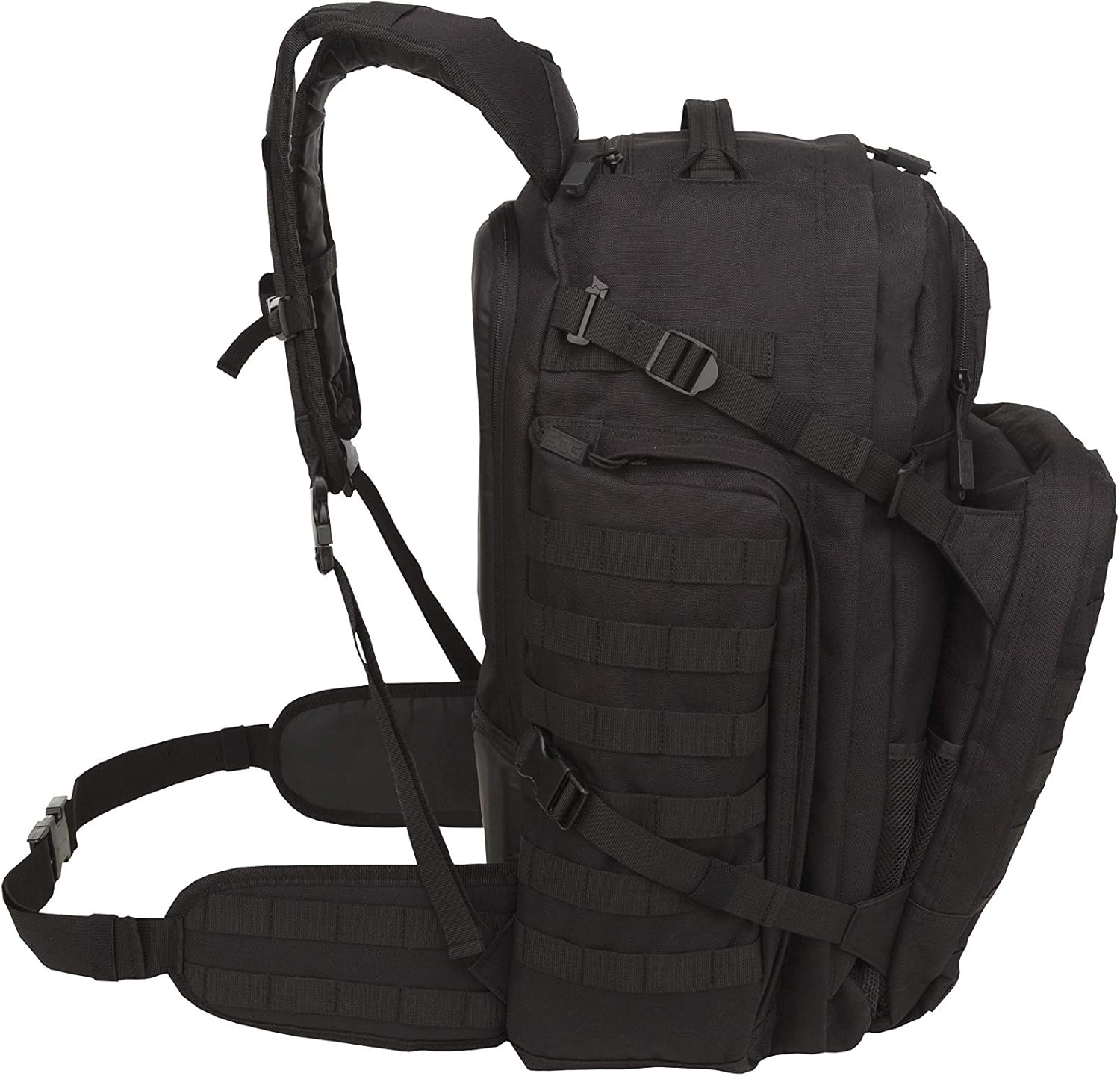 SOG Barrage Tactical Internal Frame Backpack, 64.3-Liter Storage, Black : Sports & Outdoors